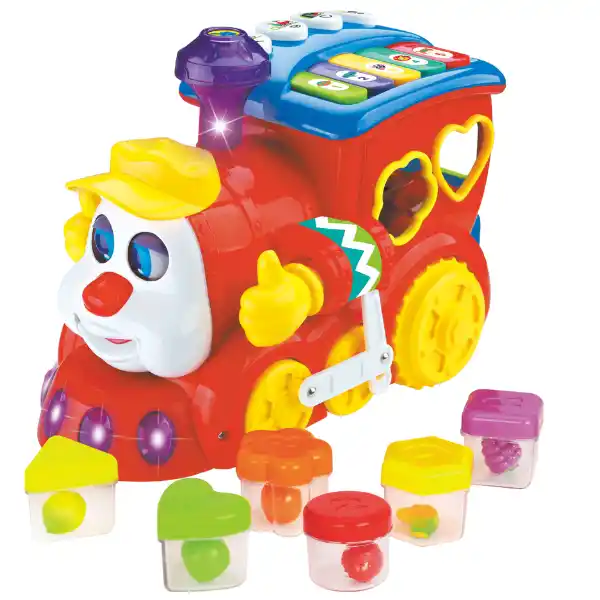 Музыкальная машинка сортер "Паровозик"