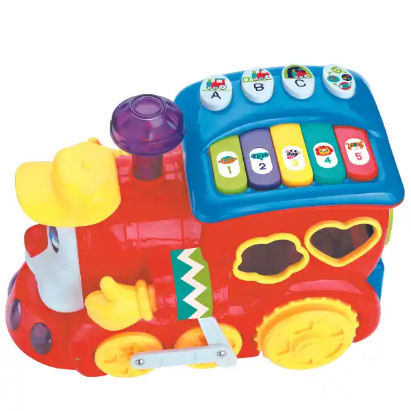 Музыкальная машинка сортер "Паровозик"