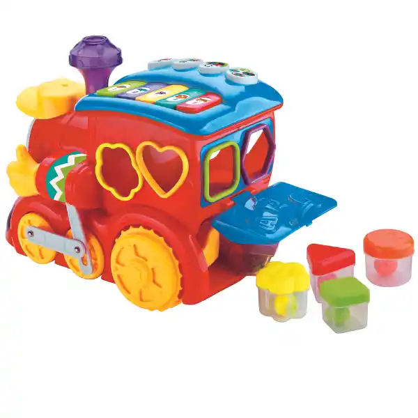 Музыкальная машинка сортер "Паровозик"
