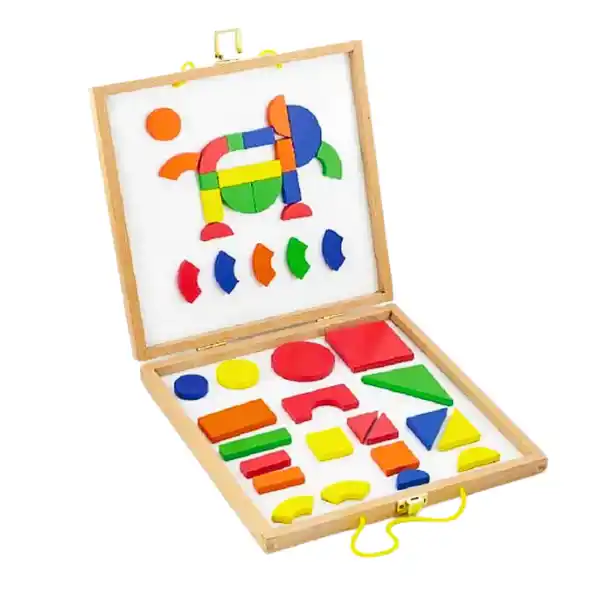 Набор магнитных блоков: Формы и цвета