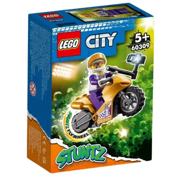 Конструктор "Трюковый мотоцикл с экшн-камерой" (14 дет.), Lego City Stuntz