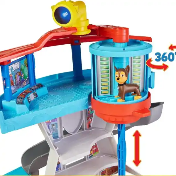Игровой набор "Смотровая башня" с запускателем машинок, серия "Щенячий Патруль"