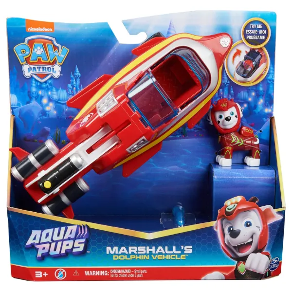 Vehicul Acvatic cu Figurină Marshall, seria 