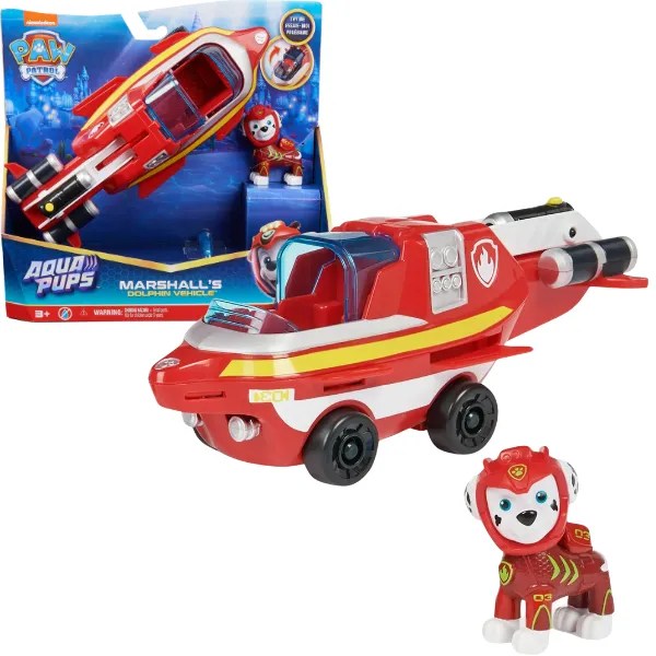 Vehicul Acvatic cu Figurină Marshall, seria 