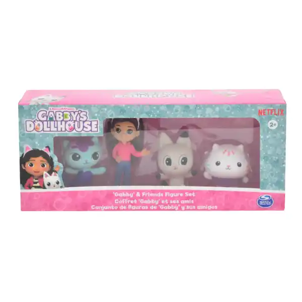 Набор мини-фигурок (4 персонажа), Gabby's Dollhouse