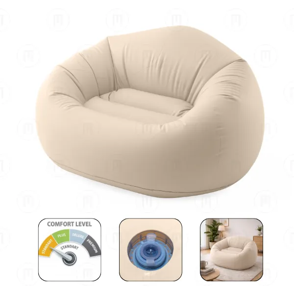 Купить  Мебель для кемпинга - INTEX Кресло VELUR 137x127x74см BEANLESS BAG..