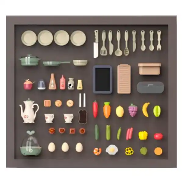 Set Bucătărie Modern Kitchen (lumină/sunet), 65 el.