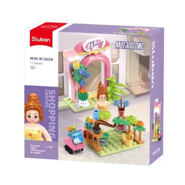 Конструктор “Городской набор”, 4 модели от 107 до 111 элем. (асс.)