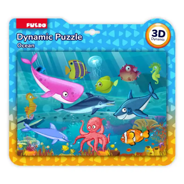 Puzzle dinamic, 17 elem.