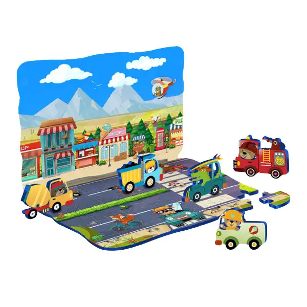 Puzzle dinamic, 17 elem.