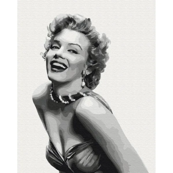 Pictură pe numere 40х50 cm (fără cutie) – Monroe de neuitat
