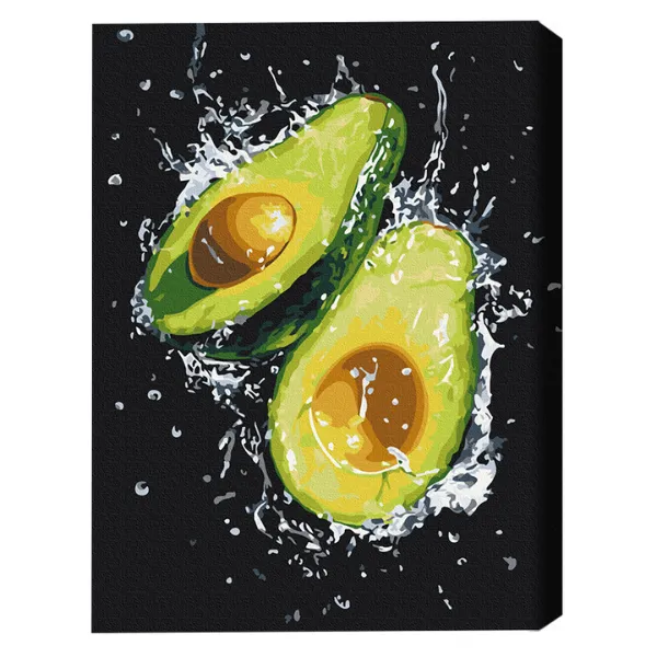 Pictură pe numere 40х50 cm (fără cutie) – Prospețimea avocado