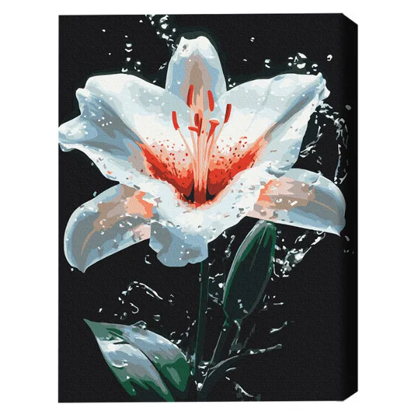 Pictură pe numere 40х50 cm (fără cutie) – Strălucirea crinului
