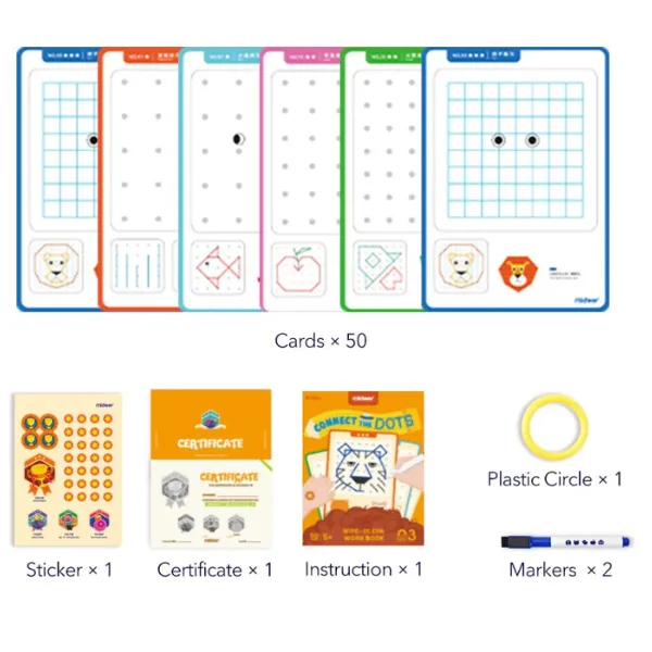 Set educativ „Unim punctele”, nivelul 3 de dificultate