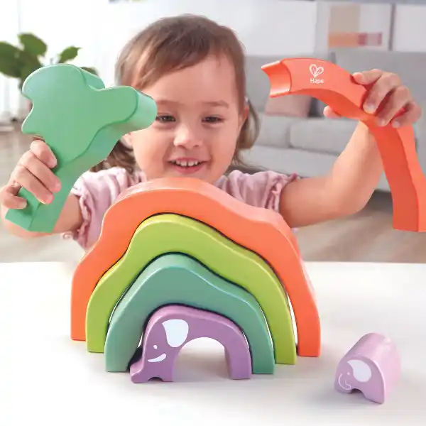 Jucărie educațională 3 în 1 „În safari cu elefanții”