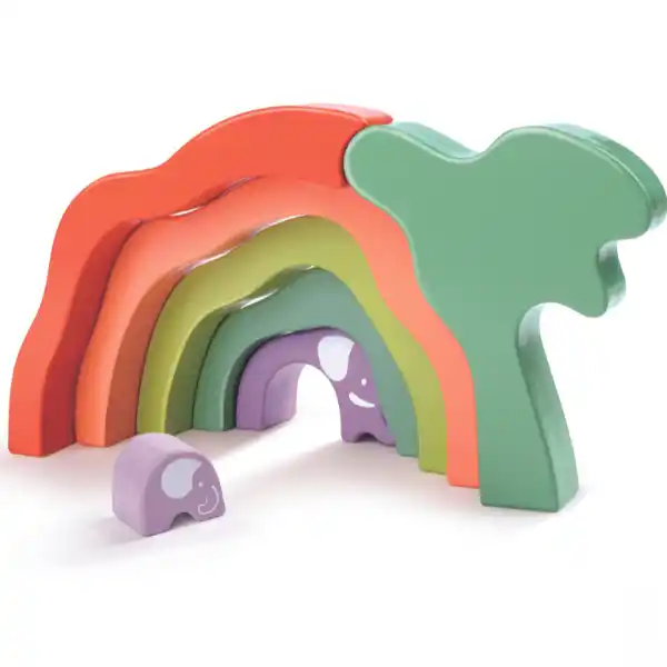 Jucărie educațională 3 în 1 „În safari cu elefanții”