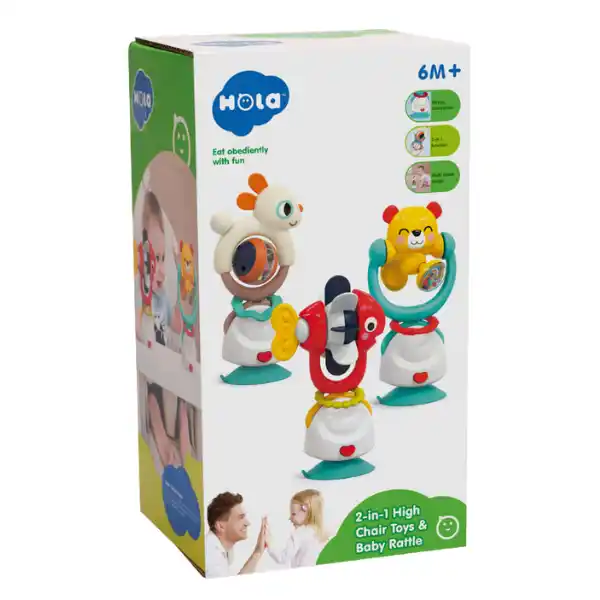 Погремушка "Медвежонок" с присоской