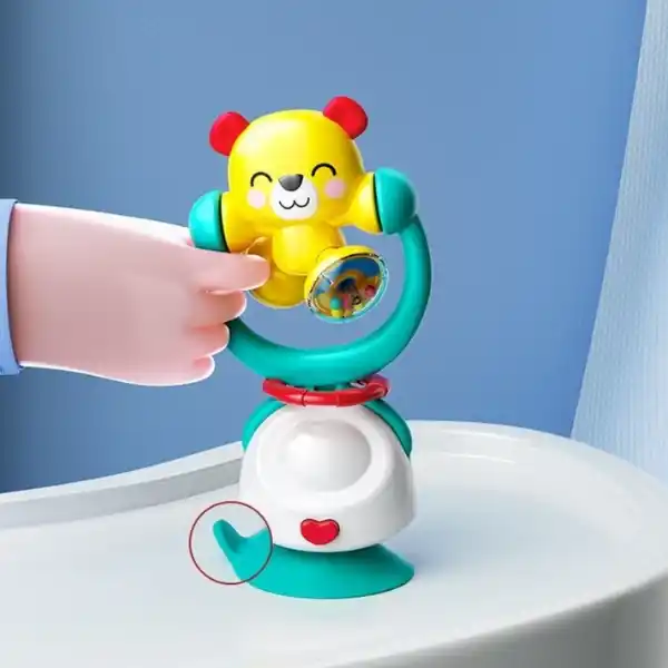 Погремушка "Медвежонок" с присоской