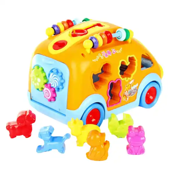 Игрушка-сортер "Веселый автобус"