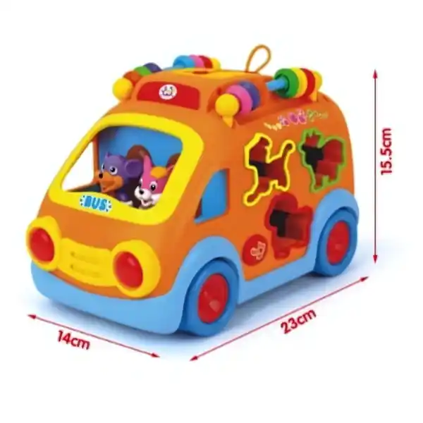 Игрушка-сортер "Веселый автобус"