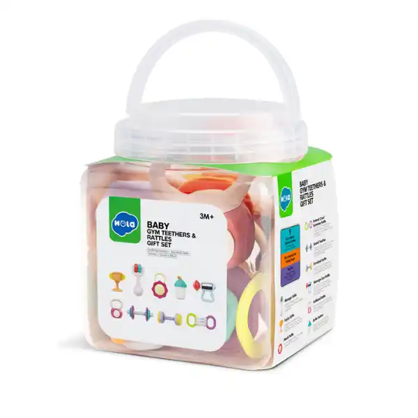 Набор погремушек и присосок "Baby Gym", 9 моделей