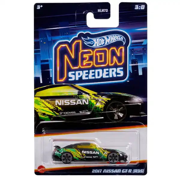 Hot Wheels Гоночные неоновые машинки в ассортименте