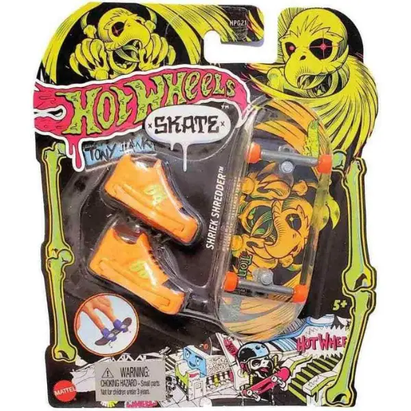 Hot Wheels Fingerboard-uri Neon Skate Tony Hawk, în asortiment