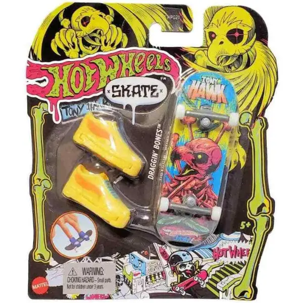 Hot Wheels Fingerboard-uri Neon Skate Tony Hawk, în asortiment