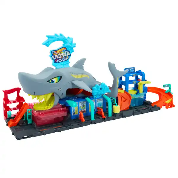 Hot Wheels City Ultra Shark Car Wash Track Игровой набор в ассортименте