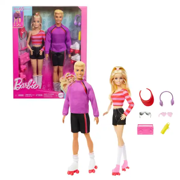 Набор кукол Barbie и Ken, с аксессуарами