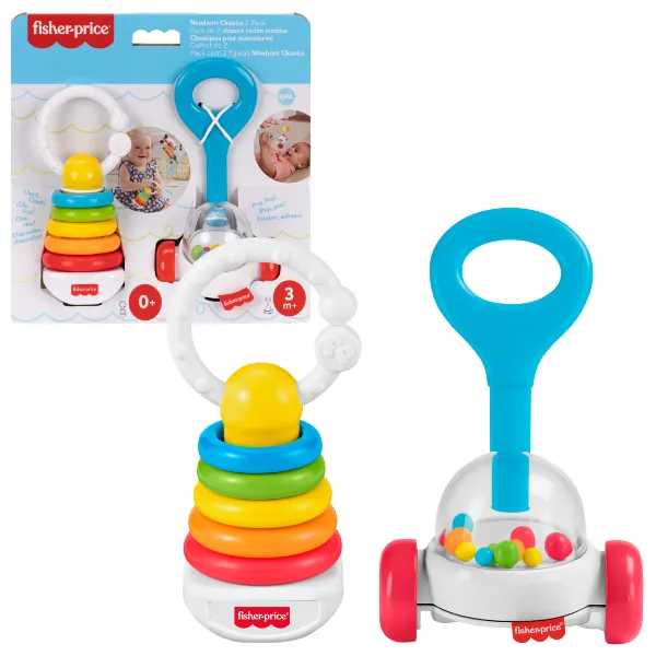 Cumpara  Zornăitoare și jucării pentru dentiție - Fisher-Price Погремушка-прорезыватель, 2 шт...