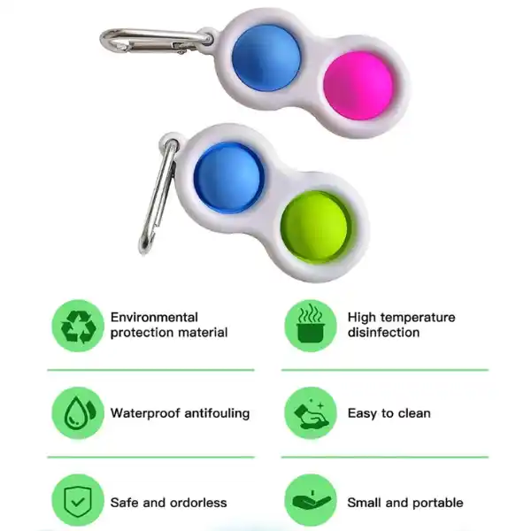 Симпл-димпл Pop It Simple Dimple Double Mix Color