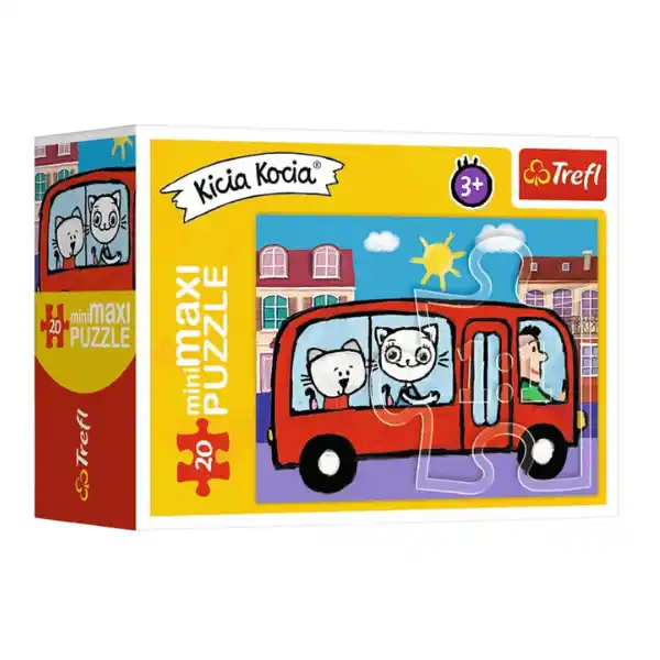 Puzzle -  miniMaxi Kittykit 20 piese, (as.)
