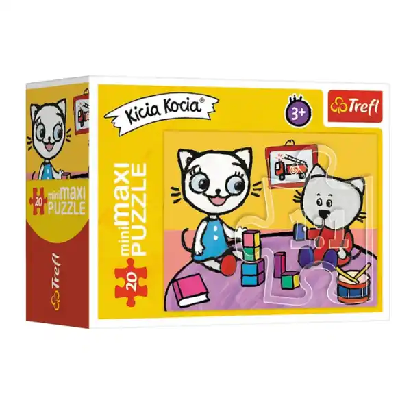 Puzzle -  miniMaxi Kittykit 20 piese, (as.)