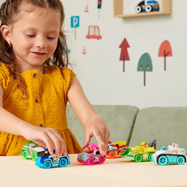Set de mașini Neon Rescue, seria Patrula Cățelușilor