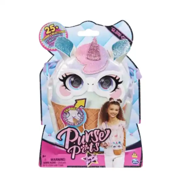 Интерактивная сумочка-питомец "Единорог в форме мороженого"