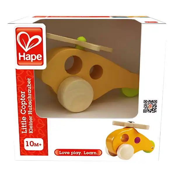 Деревянная каталка "Маленький вертолет"