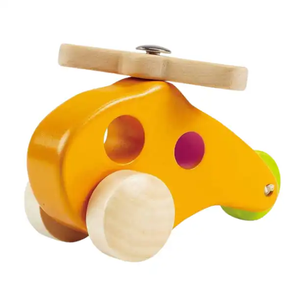 Деревянная каталка "Маленький вертолет"