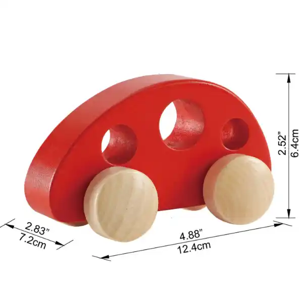 Деревянная каталка "Минивэн"
