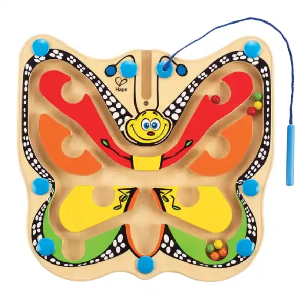 Labirint magnetic din lemn 