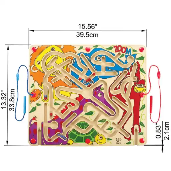 Развивающая игрушка Доска с магнитами «Зоопарк»