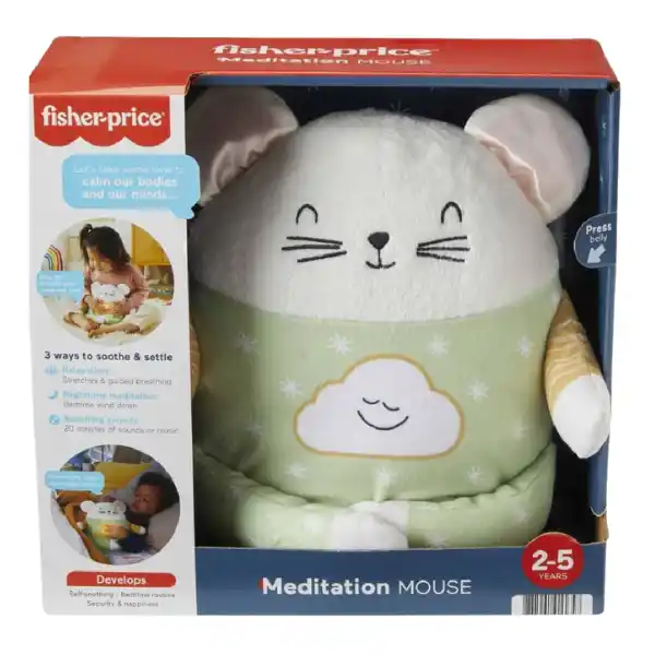 Плюшевая мышка для медитации Fisher-Price