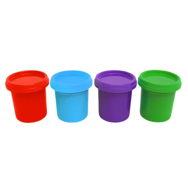 Pastă de modelat – Plastelino, 4 culori neon