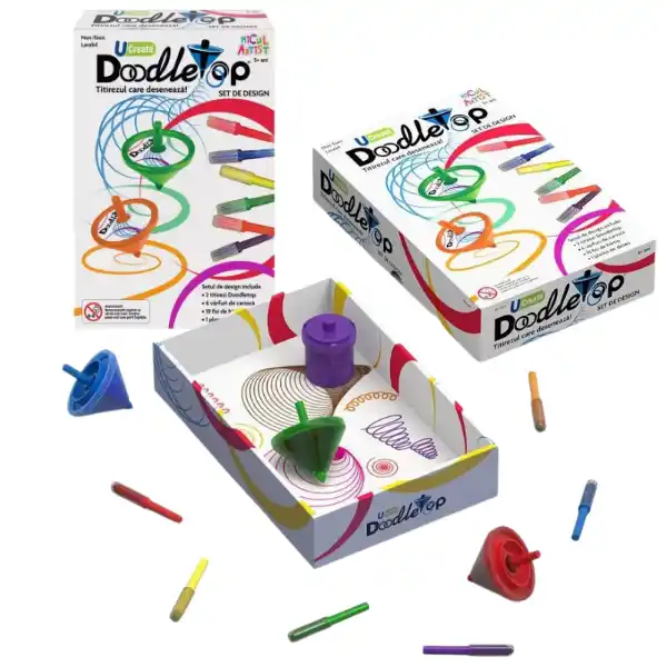Набор для творчества "Рисование сверху - Doddletop Design Kit"