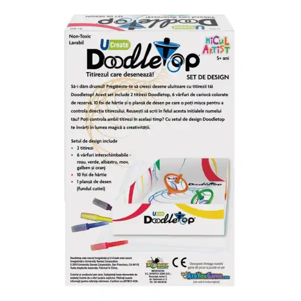Набор для творчества "Рисование сверху - Doddletop Design Kit"