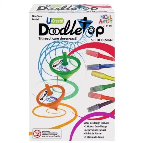Набор для творчества "Рисование сверху - Doddletop Design Kit"