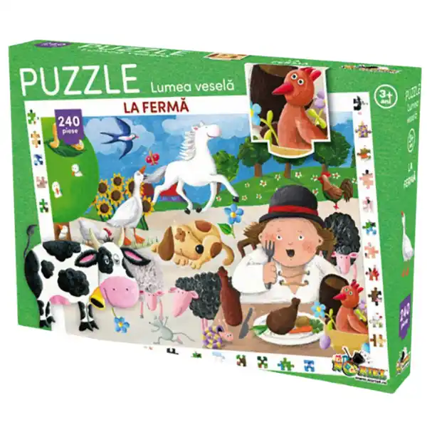 Puzzle – Lumea Veselă: La Fermă,  240 elem.