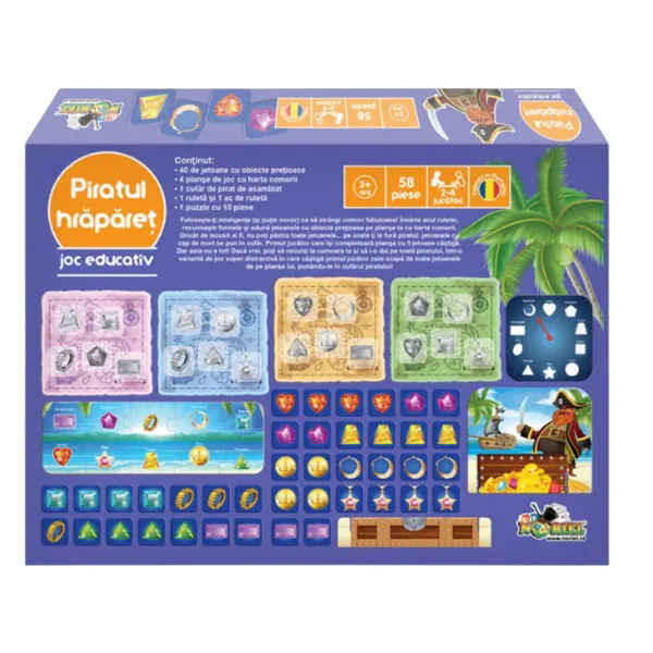 Joc educativ Noriel – Piratul Hrapăreț, (ro)