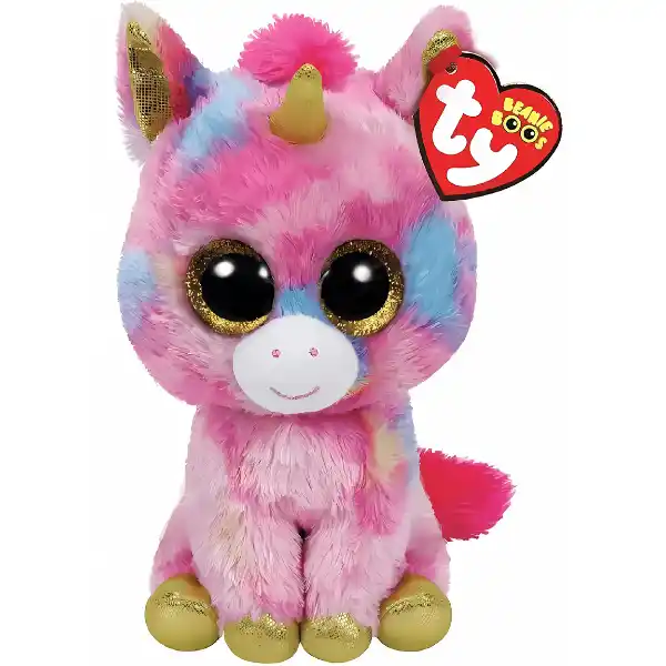 Разноцветный единорог FANTASIA 42 см (Beanie Boos)