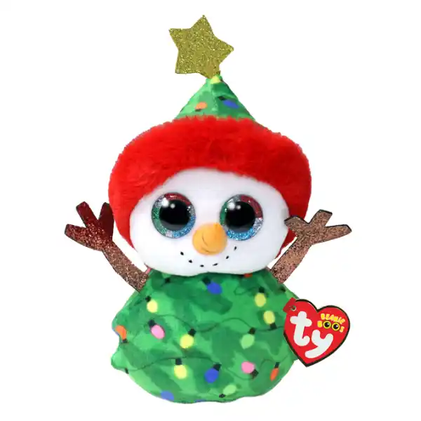 Зелёный снеговик Garland 15 см (Beanie Boos)